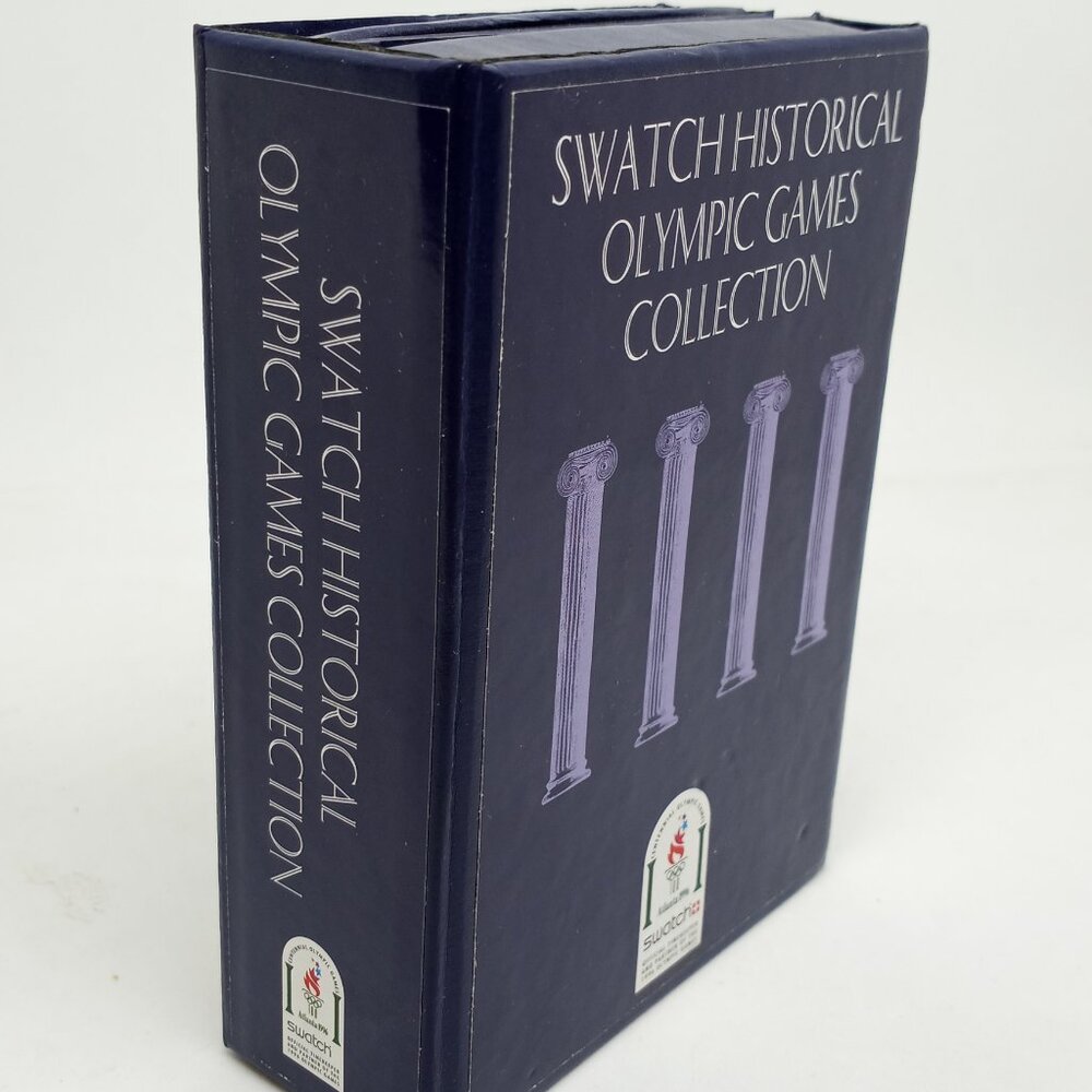 LIMITED EDITION Swatch Olympic Games 1996 Collection 9 Lapel Pin Set NEW+SEALED - Picture 8 of 9